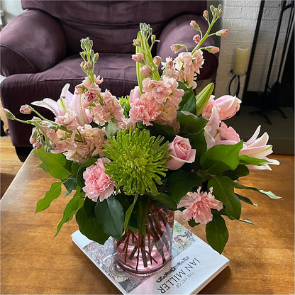 Pretty in Pink Bouquet –  Magic Sun Flowers, Los Angeles CA