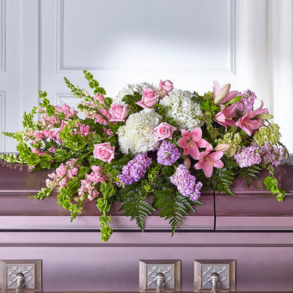 Life's Gratitude Casket Spray –  Magic Sun Flowers, Los Angeles CA
