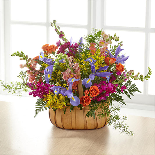 Garden of Life Basket –  Magic Sun Flowers, Los Angeles CA