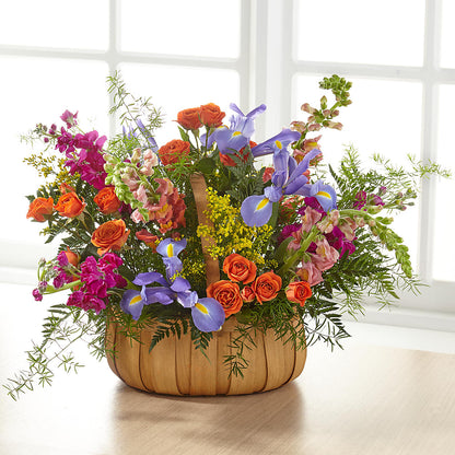Garden of Life Basket –  Magic Sun Flowers, Los Angeles CA