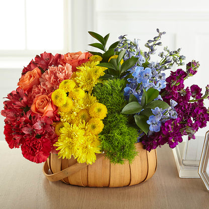 Prideful Basket –  Magic Sun Flowers, Los Angeles CA