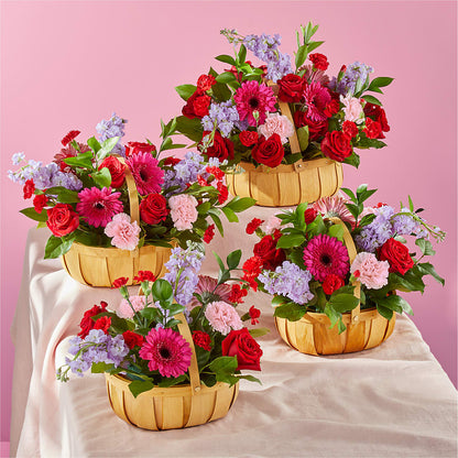 Pink Picnic Basket –  Magic Sun Flowers, Los Angeles CA