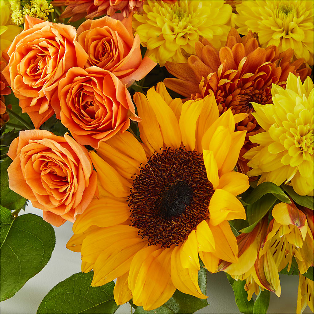 Autumn Harmony Centerpiece –  Magic Sun Flowers, Los Angeles CA