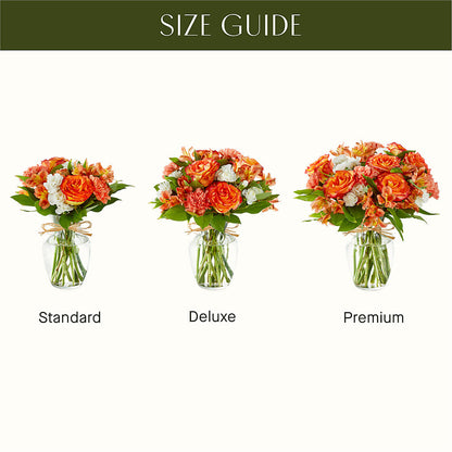 Apricot Glow Bouquet –  Magic Sun Flowers, Los Angeles CA