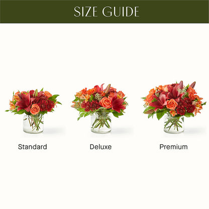 Crimson Leaves Bouquet –  Magic Sun Flowers, Los Angeles CA