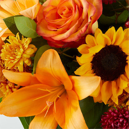 Grateful Centerpiece –  Magic Sun Flowers, Los Angeles CA