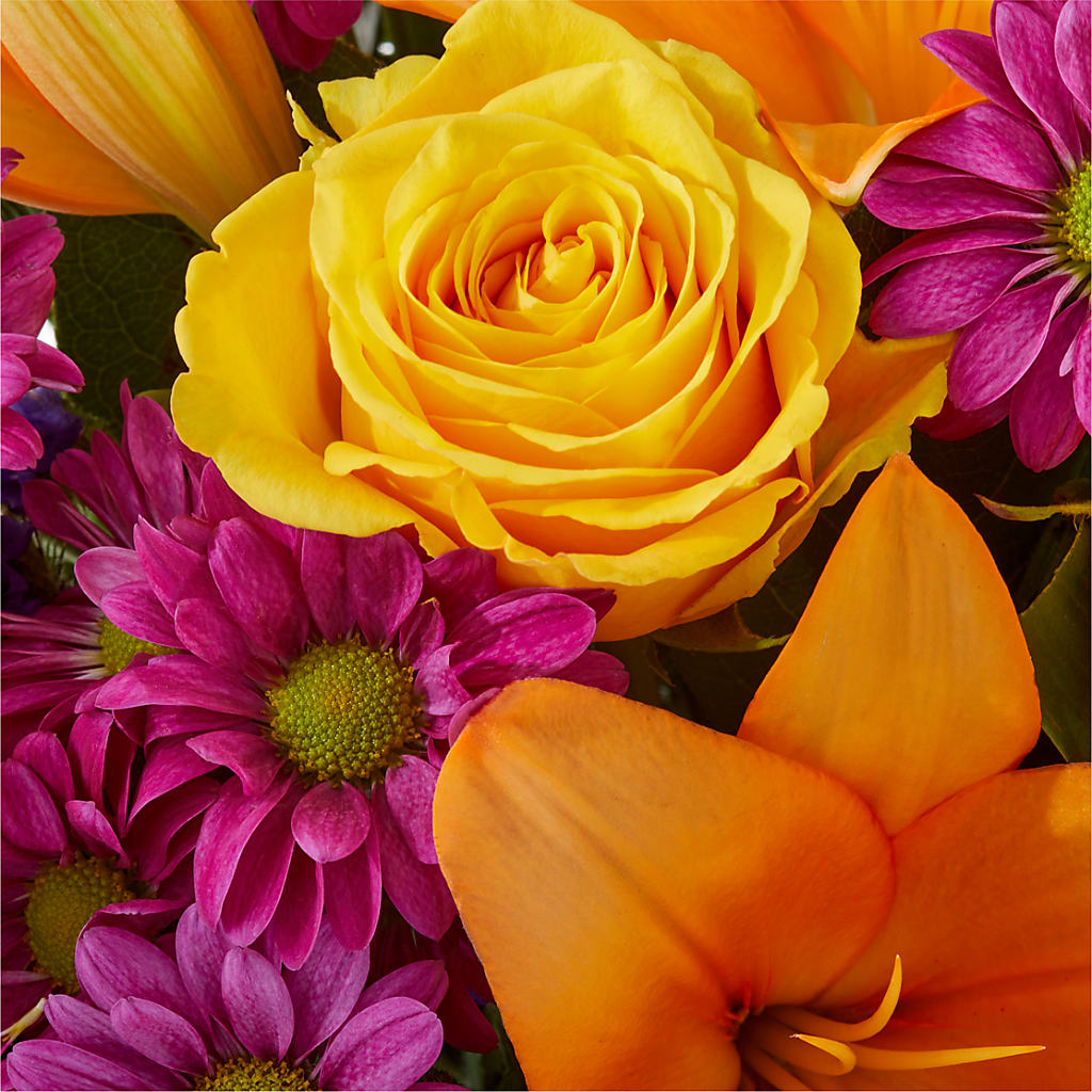 Colorful Visions Bouquet –  Magic Sun Flowers, Los Angeles CA