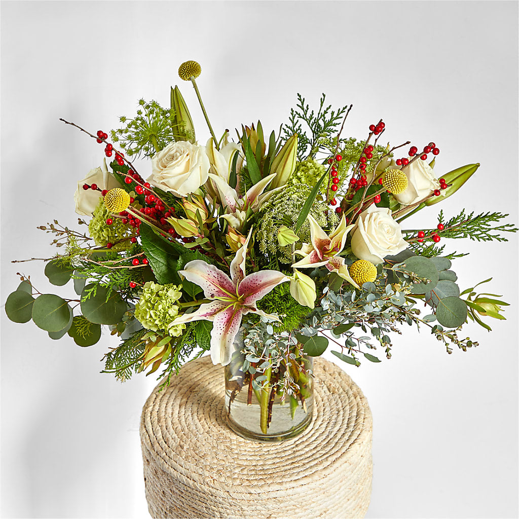 Berry & Bright Bouquet –  Magic Sun Flowers, Los Angeles CA