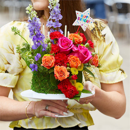 Best Year Yet Floral Cake –  Magic Sun Flowers, Los Angeles CA