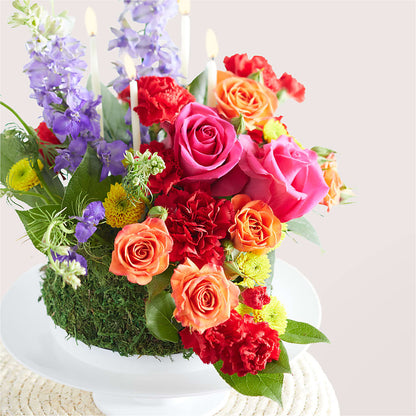 Best Year Yet Floral Cake –  Magic Sun Flowers, Los Angeles CA