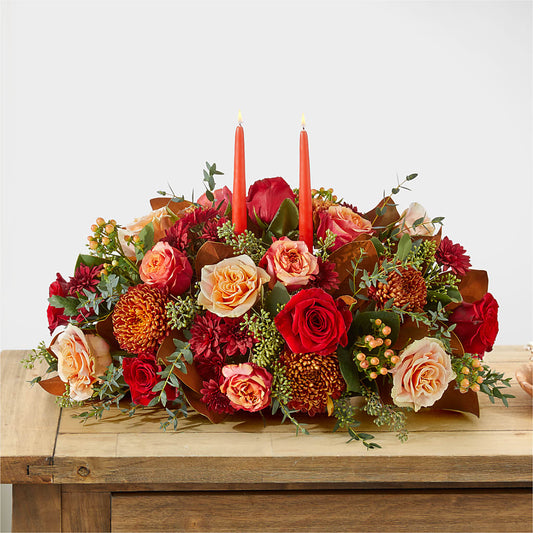 Gather Near Centerpiece –  Magic Sun Flowers, Los Angeles CA