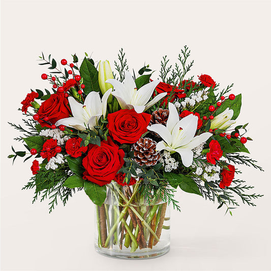 Best in Snow Bouquet –  Magic Sun Flowers, Los Angeles CA