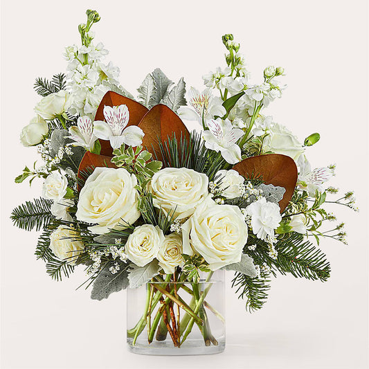 Fresh Snowfall Bouquet –  Magic Sun Flowers, Los Angeles CA