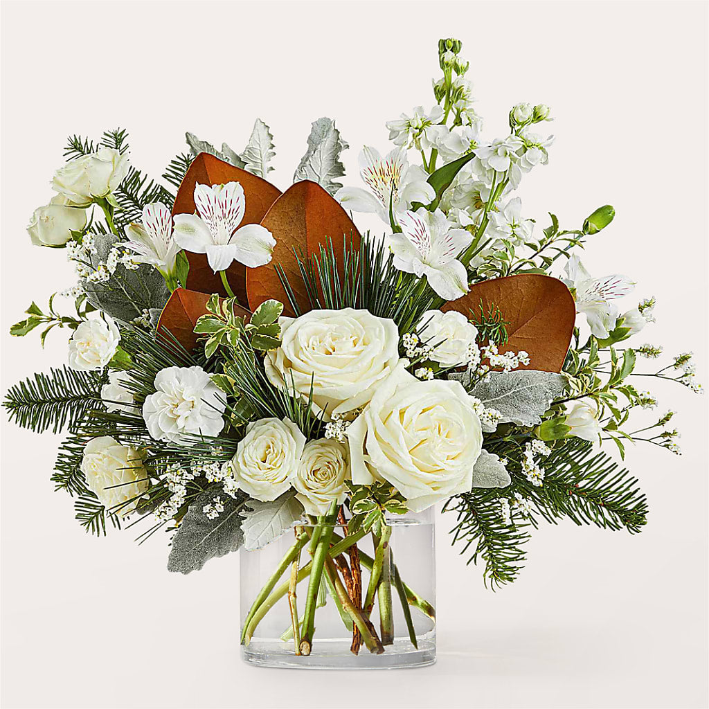 Fresh Snowfall Bouquet –  Magic Sun Flowers, Los Angeles CA