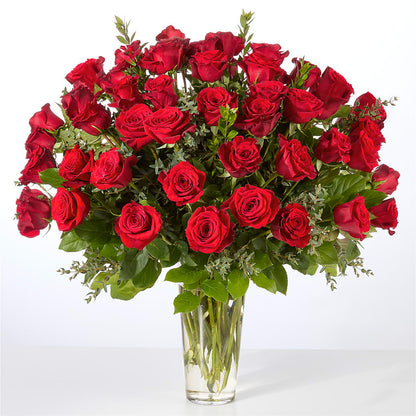 Forever Yours Fifty Stem Red Rose Bouquet –  Magic Sun Flowers, Los Angeles CA