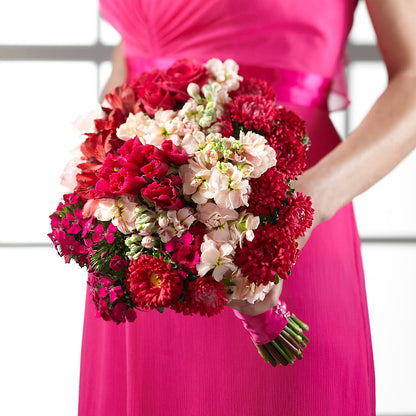 Pink Effervescence Bouquet –  Magic Sun Flowers, Los Angeles CA