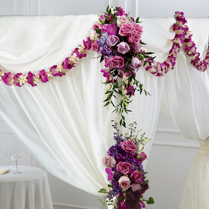 Color & Light Chuppah Decor –  Magic Sun Flowers, Los Angeles CA