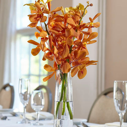 Orange Mokara Bud Vase –  Magic Sun Flowers, Los Angeles CA