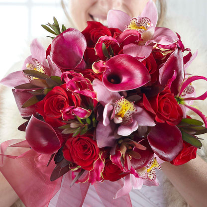 Heart of Hearts Bouquet –  Magic Sun Flowers, Los Angeles CA