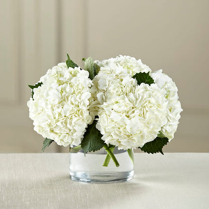 White Hydrangea Bouquet –  Magic Sun Flowers, Los Angeles CA